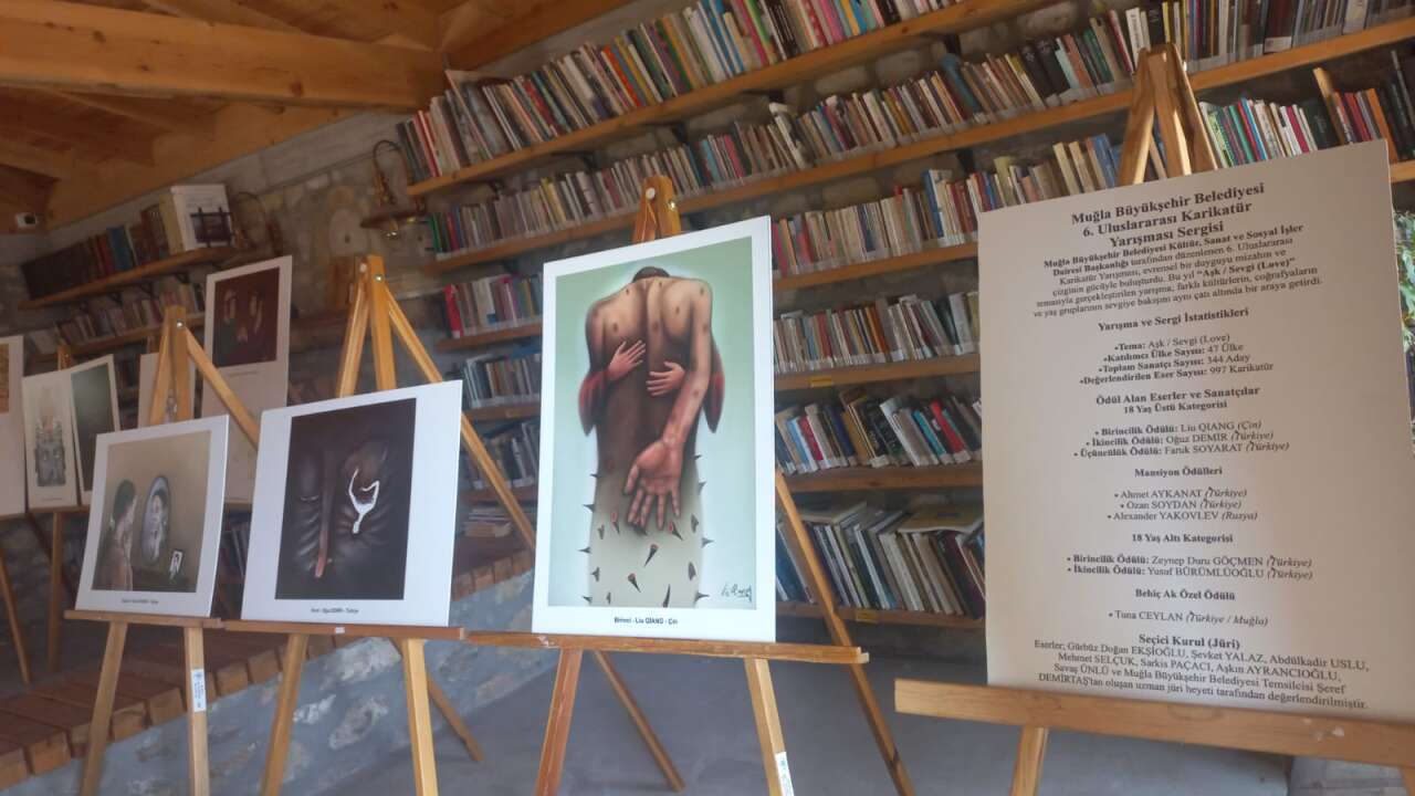 Muğla’da Uluslararası Karikatür Sergisi 6 İlçede Sanatseverlerle Buluştu 5